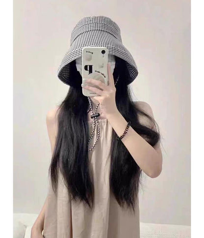 Houndstooth Bucket Hat