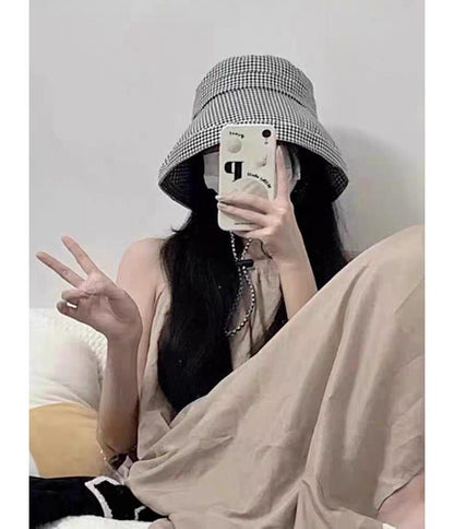 Houndstooth Bucket Hat