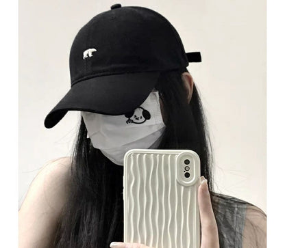 Polar Bear Embroidered Baseball Cap