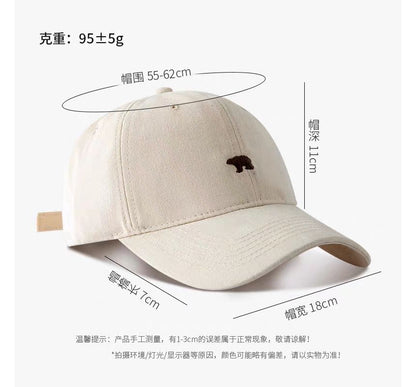 Polar Bear Embroidered Baseball Cap