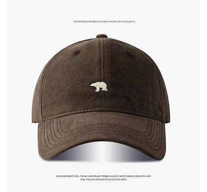Polar Bear Embroidered Baseball Cap