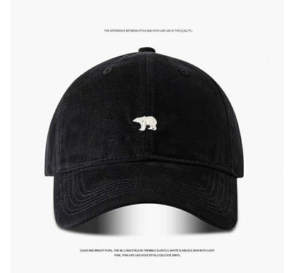 Polar Bear Embroidered Baseball Cap