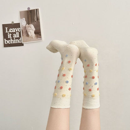 Chaussettes à pois