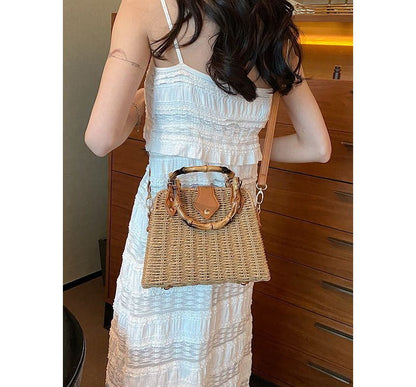 Straw Crossbody Bag