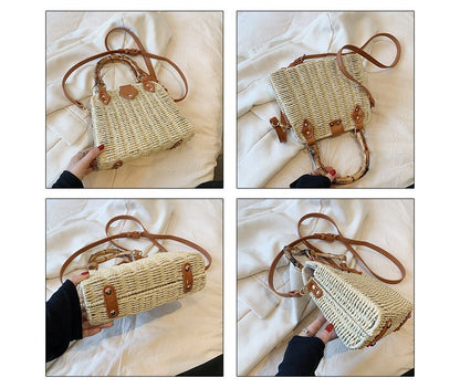 Straw Crossbody Bag