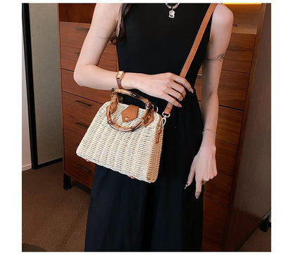 Straw Crossbody Bag
