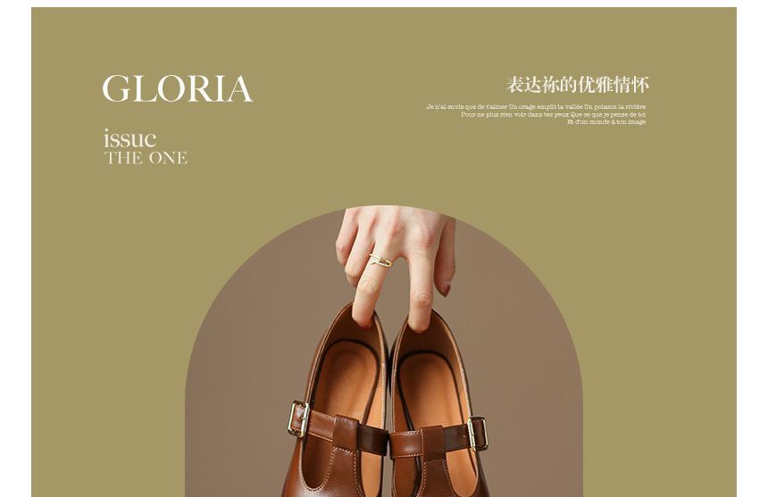 Pointed Chunky Heel Loafers