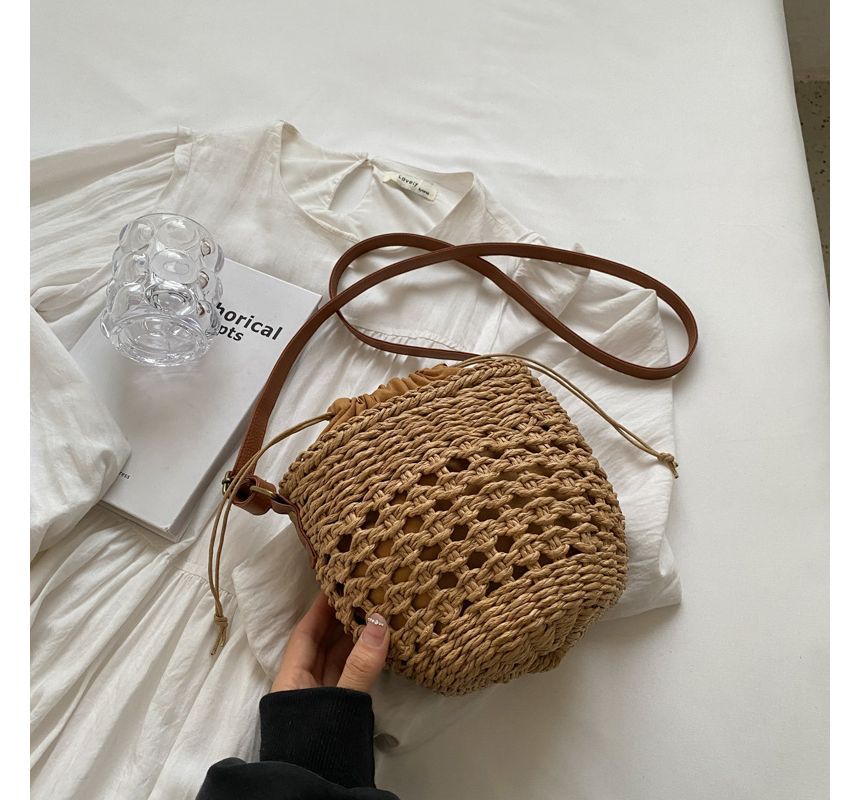 Straw Crossbody Bag