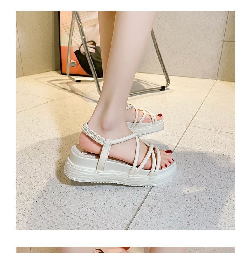 Platform Criss Cross Sandals