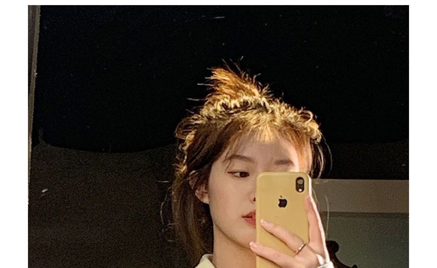 Long-Sleeve Striped Polo Shirt