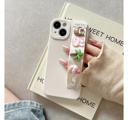 Cartoon Hand Strap Phone Case