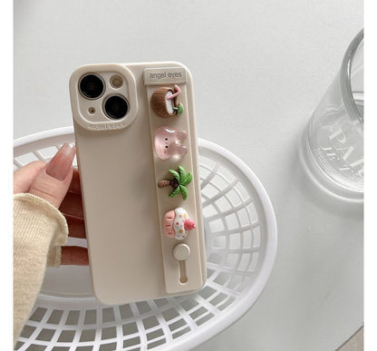 Cartoon Hand Strap Phone Case