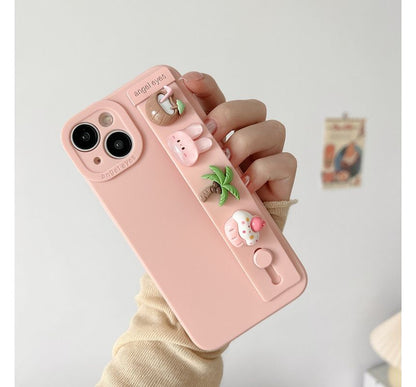 Cartoon Hand Strap Phone Case