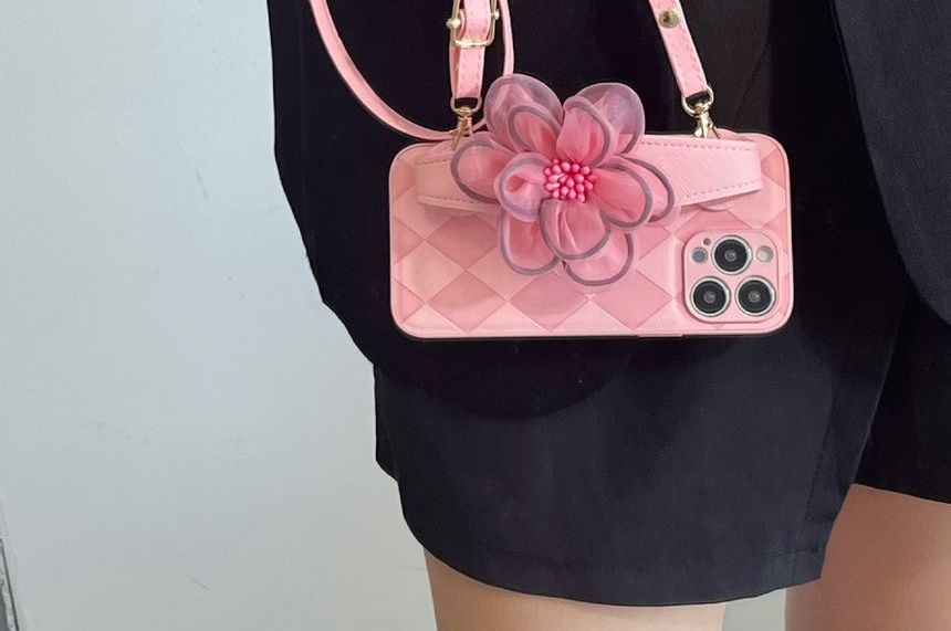 Floral Strap Phone Case