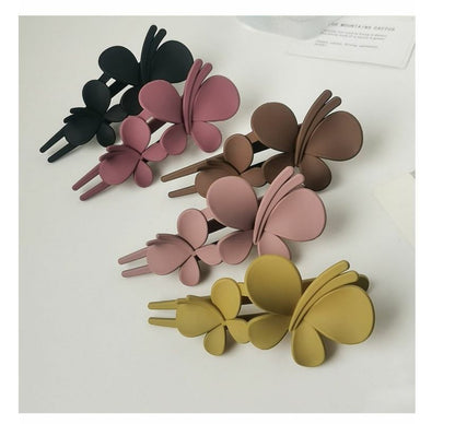 Matte Butterfly Resin Hair Clip