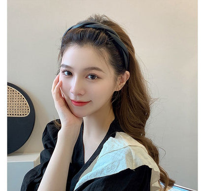 Helical Faux Leather Headband