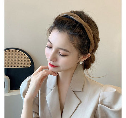 Helical Faux Leather Headband