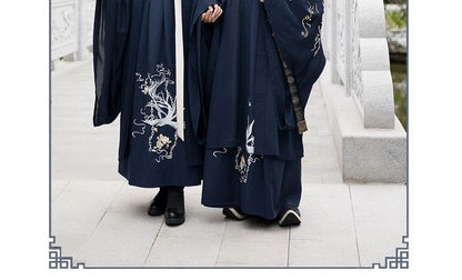 Couple Matching Traditional Chinese Costume Embroidered Cape / Long