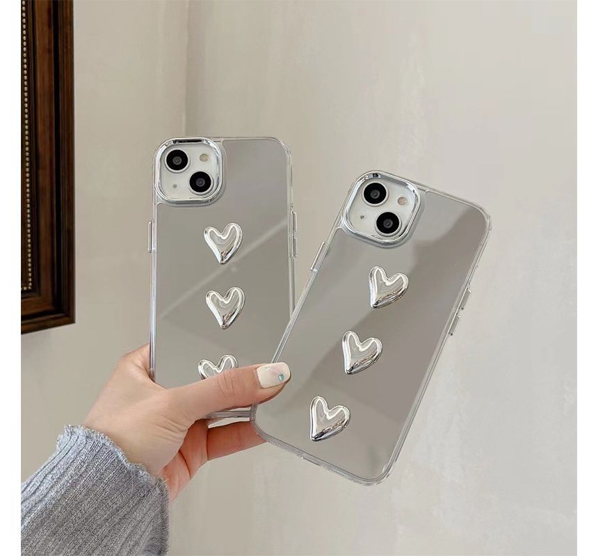 Heart Mirrored Phone Case