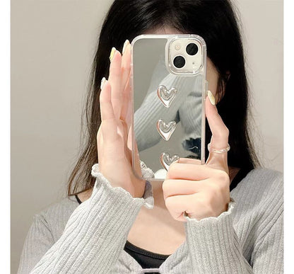 Heart Mirrored Phone Case