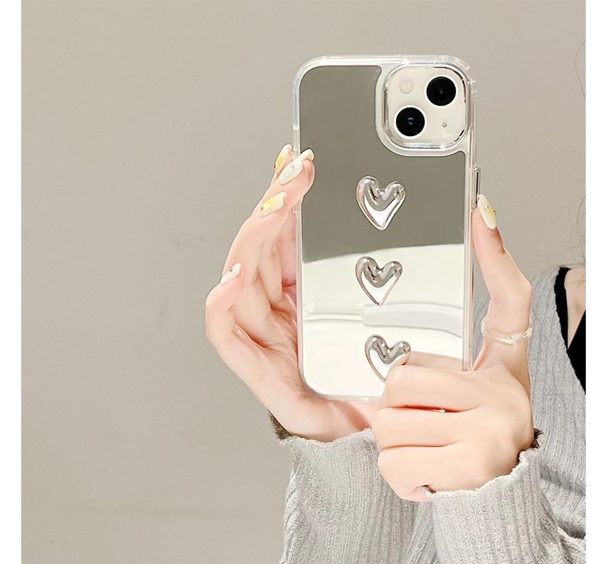 Heart Mirrored Phone Case
