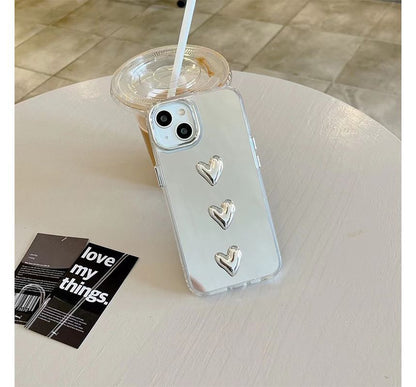 Heart Mirrored Phone Case