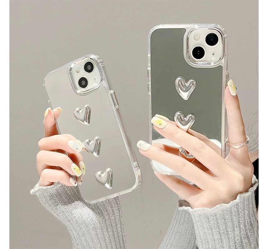 Heart Mirrored Phone Case
