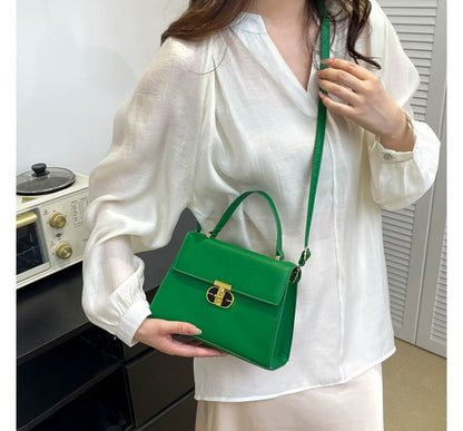 Top Handle Flap Crossbody Bag