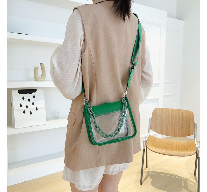 Transparent Bag Chain Crossbody