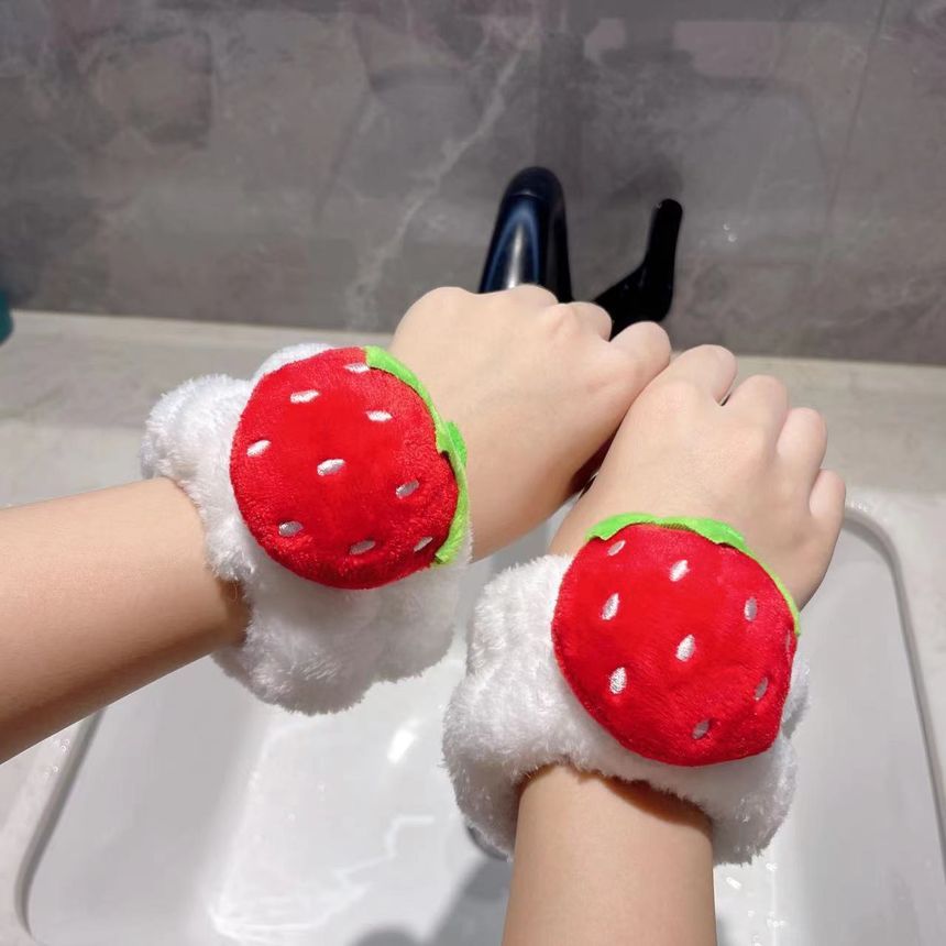 Heart / Pom Pom / Animal Face Wash Wrist Band (various designs)