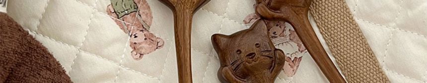 Cat Wooden Hair Stick