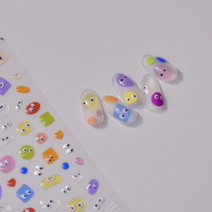 Cartoon Nail Art Stickers (various designs)