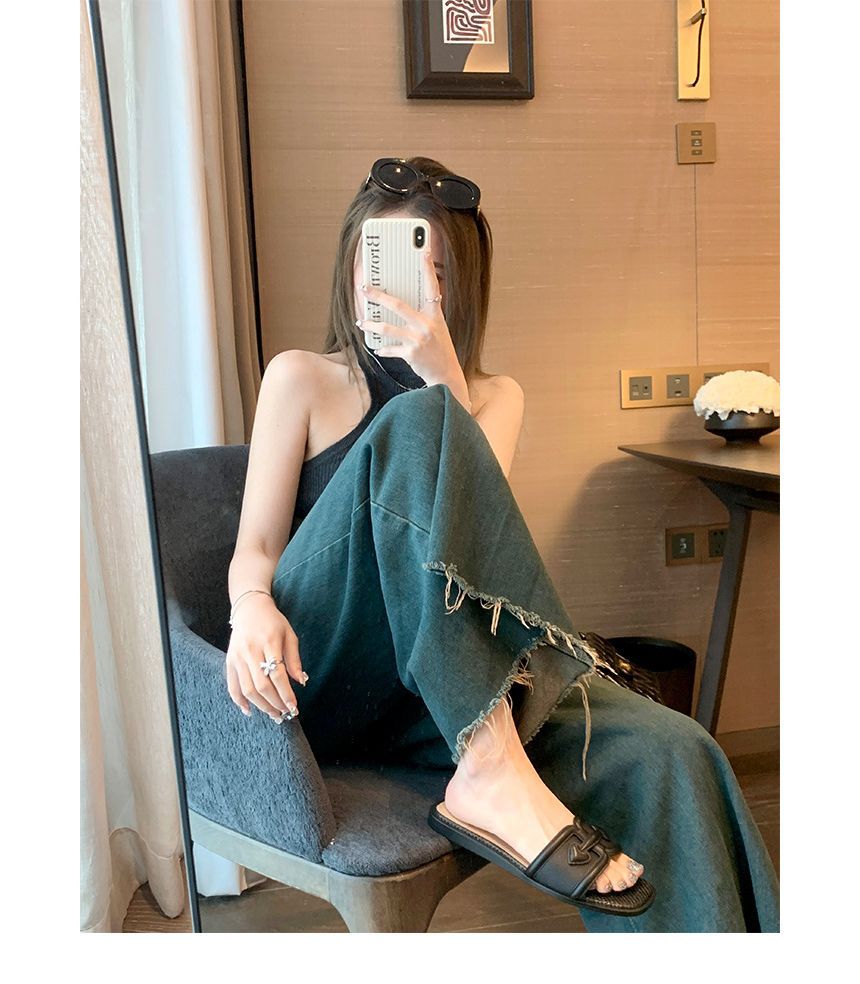 Buckled Slide Sandals