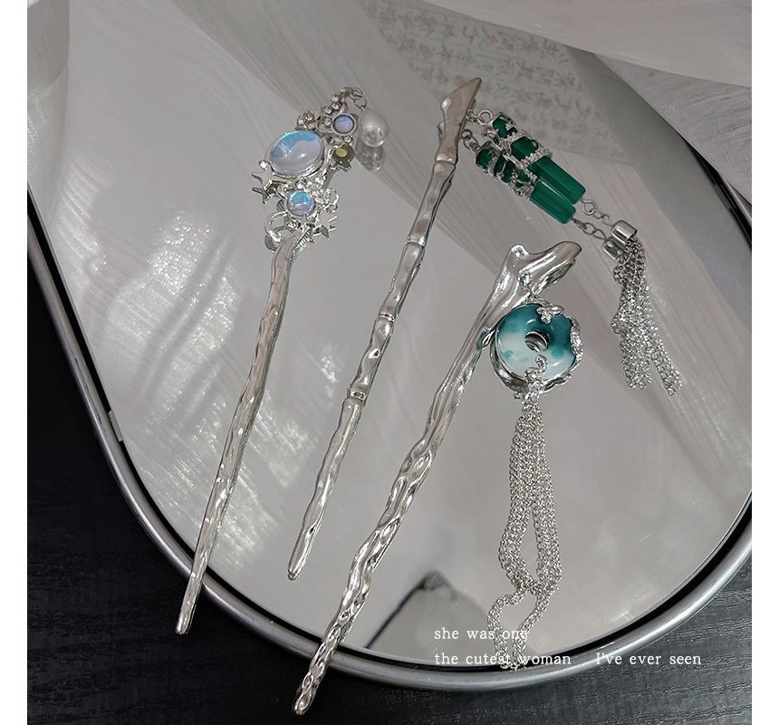 Floral Acrylic Alloy Hair Stick