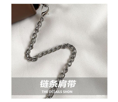 Chain Strap Triangle Crossbody Bag