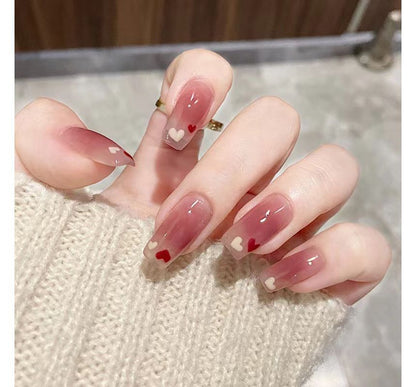 Heart Pointed Faux Nail Tips