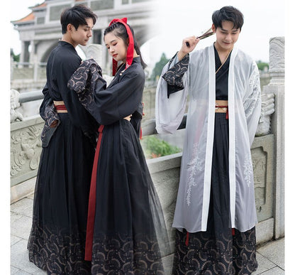 Traditional Chinese Couple Matching Costume Long