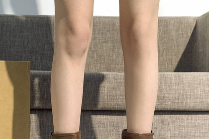 Platform Buckled Short Boots