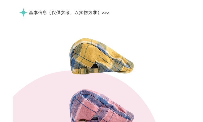 Plaid Flat Cap