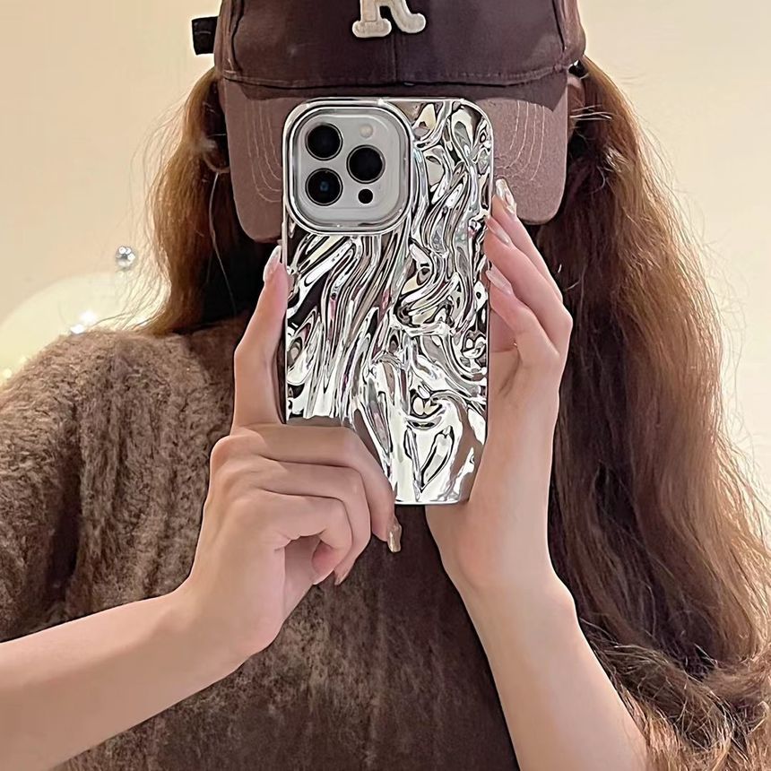Textured Metallic Phone Case