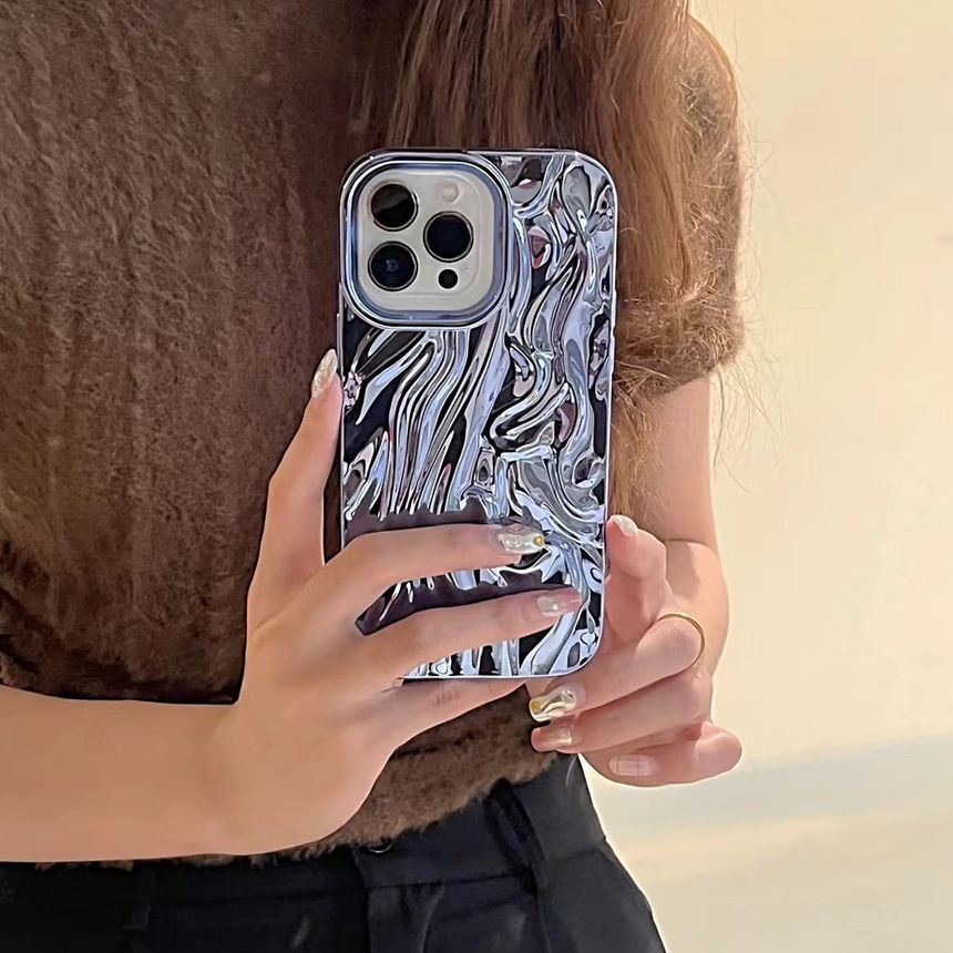 Textured Metallic Phone Case