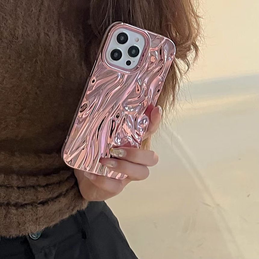 Textured Metallic Phone Case