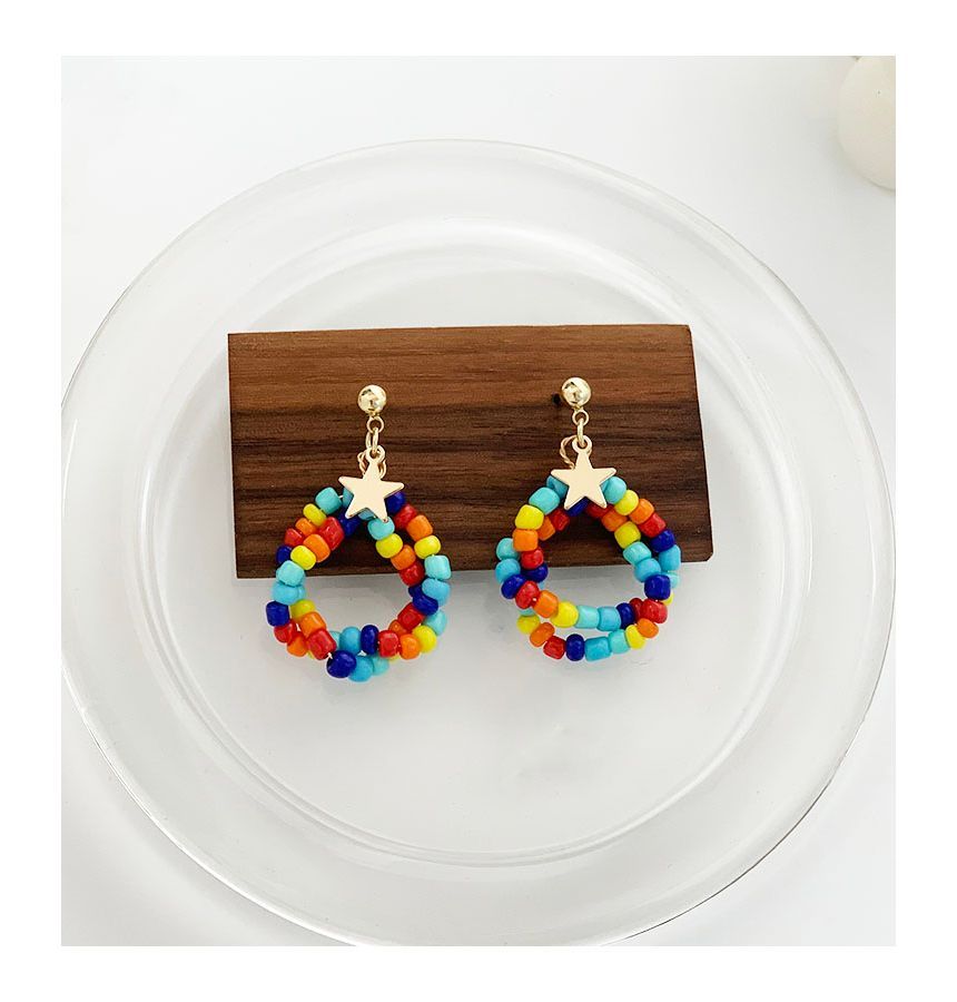 Bead Alloy Dangle Earring