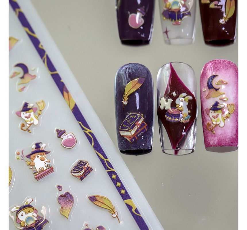 Magic Rabbit Nail Art Stickers (Various Designs)