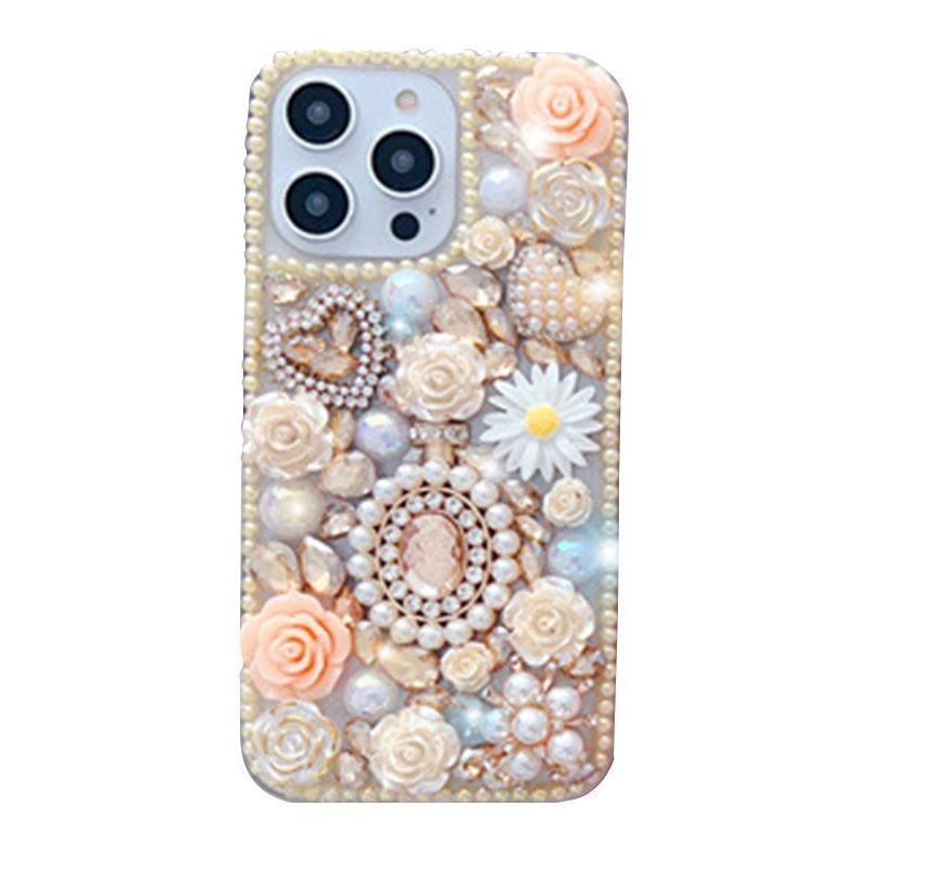 Floral Phone Case - iPhone 14 Pro Max / 14 Pro / 14 Max / 14 / 13 Pro Max / 13 Pro / 13 / 13 mini / 12 Pro Max / 12 Pro / 12 / 12 mini / 11 Pro Max / 11 Pro / 11 / SE / XS Max / XS / XR / X / 8 / 8 Plus / 7 / 7 Plus