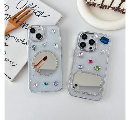 Embellished Mirrored Phone Case