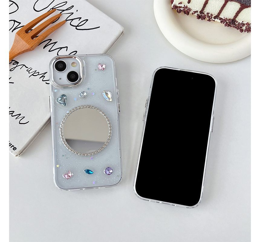 Embellished Mirrored Phone Case