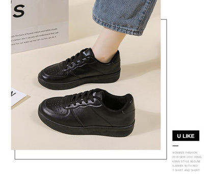 Lettering Lace-Up Sneakers