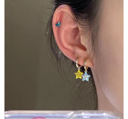 Set Alloy of (Various Star Designs) 6: Dangle Earring
