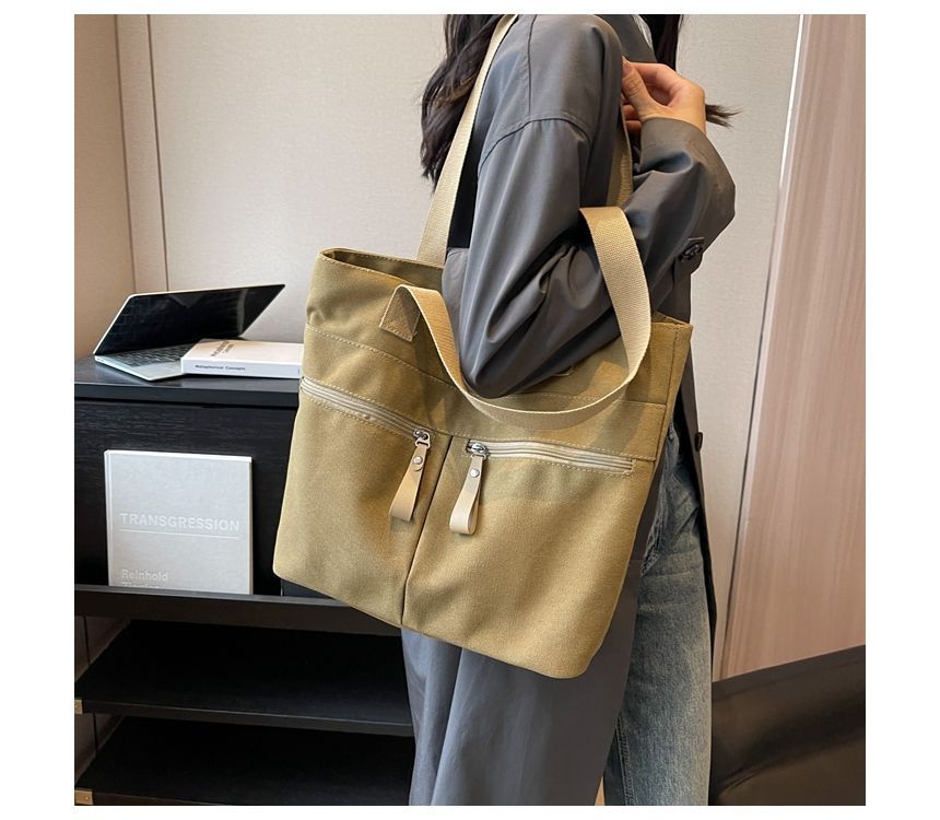 Sac fourre-tout en toile unie